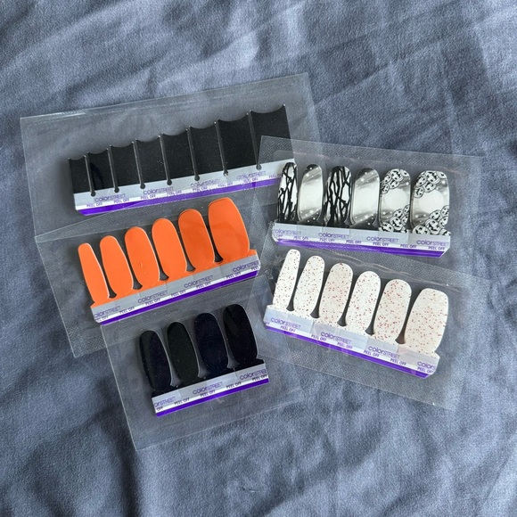 Color Street: Drop Dead Gorgeous | Halloween Mixed Mani Kit Orange Black Pumpkin - Picture 3 of 12